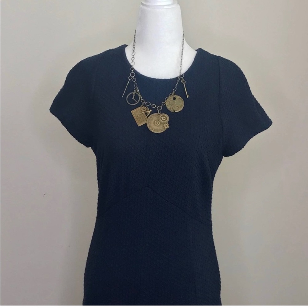 BANANA REPUBLIC Navy Blue Dress, size 8